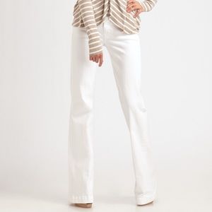 7 For All Mankind Slim Trouser Jean in White